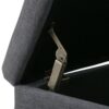 Avalon - Storage Ottoman Bench - Slate Gray - Image 5