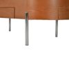 Lift Top Coffee Table With 360 Degree Marble Patterned Rotating Tray, Hidden Compartment, Partially Assembled Wooden Center Table, Modern Oval Lift Tabletop For Home Living Room - Brown - Image 14
