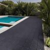 New Style Patio Deck Tiles, Diy Module Interlocking Decking Tiles Floor Tile Outdoor And Indoor, Easy And Quick Installation Court Tiles For Porch Poolside Balcony Backyard 44 Pieces - Dark Gray - Image 2