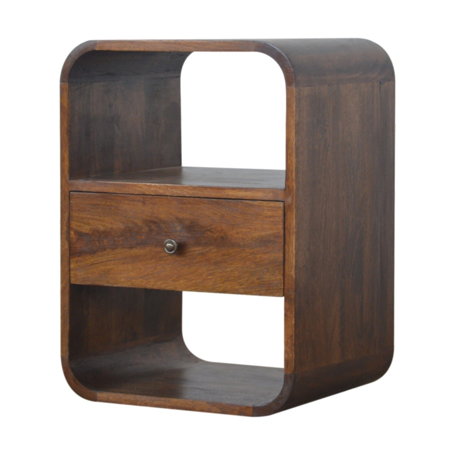 Curved Edge Nightstand - Chestnut - Image 15