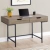 Computer Desk For Home Office, Laptop, Storage Drawers, Contemporary Versatile Placement - Taupe - Image 10