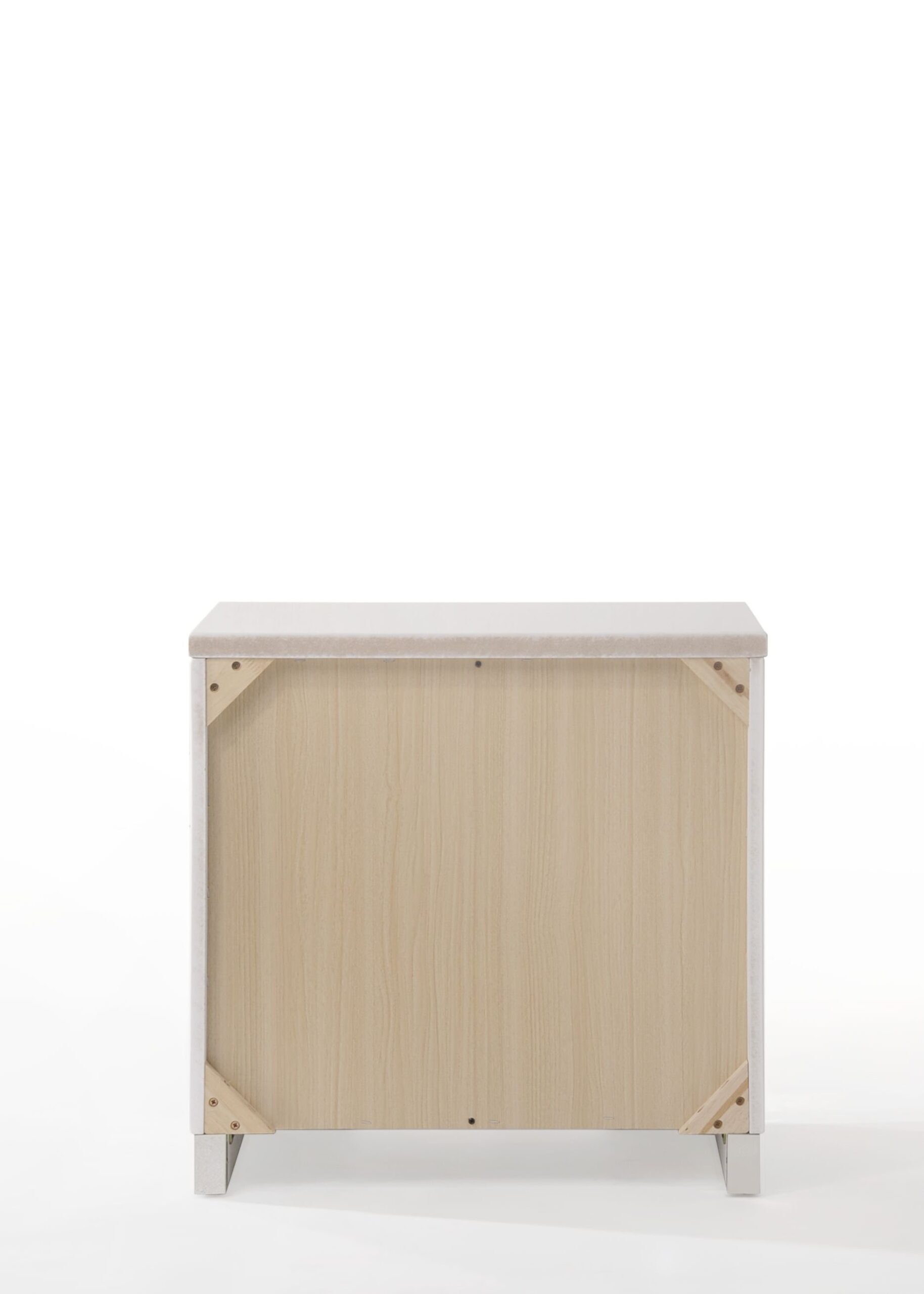 Naima II - High Gloss Nightstand - White - Image 8