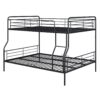 Full Long Over Queen Bunk Bed - Black - Image 3
