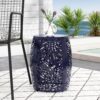 Metal, End Table Large - Navy Blue - Image 2