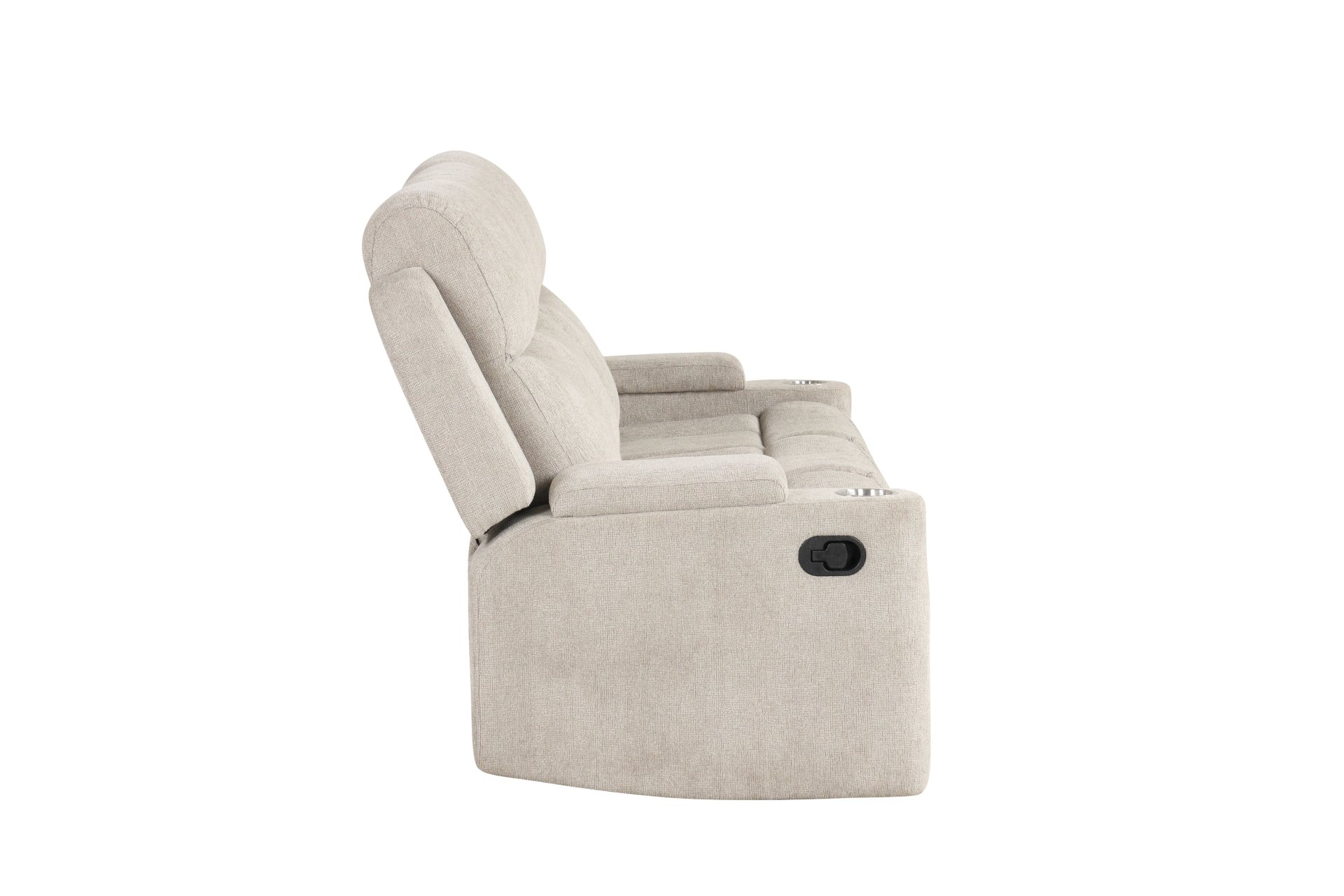 Galya - 3 Piece Living Room Set Sofa Loveseat Chair - Light Gray - Image 16