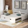 Extending Daybed With Trundle, Daybed With Trundle - White - Image 11