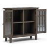 Bedford - Low Storage Media Cabinet - Farmhouse Gray - Image 2