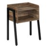 Accent Table, Side Contemporary & Modern - Brown - Image 2