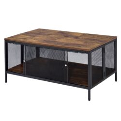Winam - Coffee Table - Antique Oak / Black