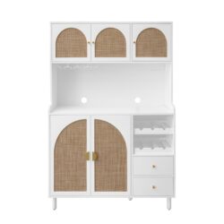 Modern Accent Storage Cabinet For Living Room, Bedroom, Dining Room, Or Study - White