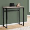 Computer Desk, Home Office, Standing, Adjustable, Laptop, Contemporary & Modern - Taupe - Image 11