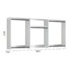 Devi - Wall Mounted Wood Closet System Modular Design - Warm White - Image 3