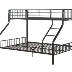 Caius - Twin Long Queen Bunk Bed - Gun