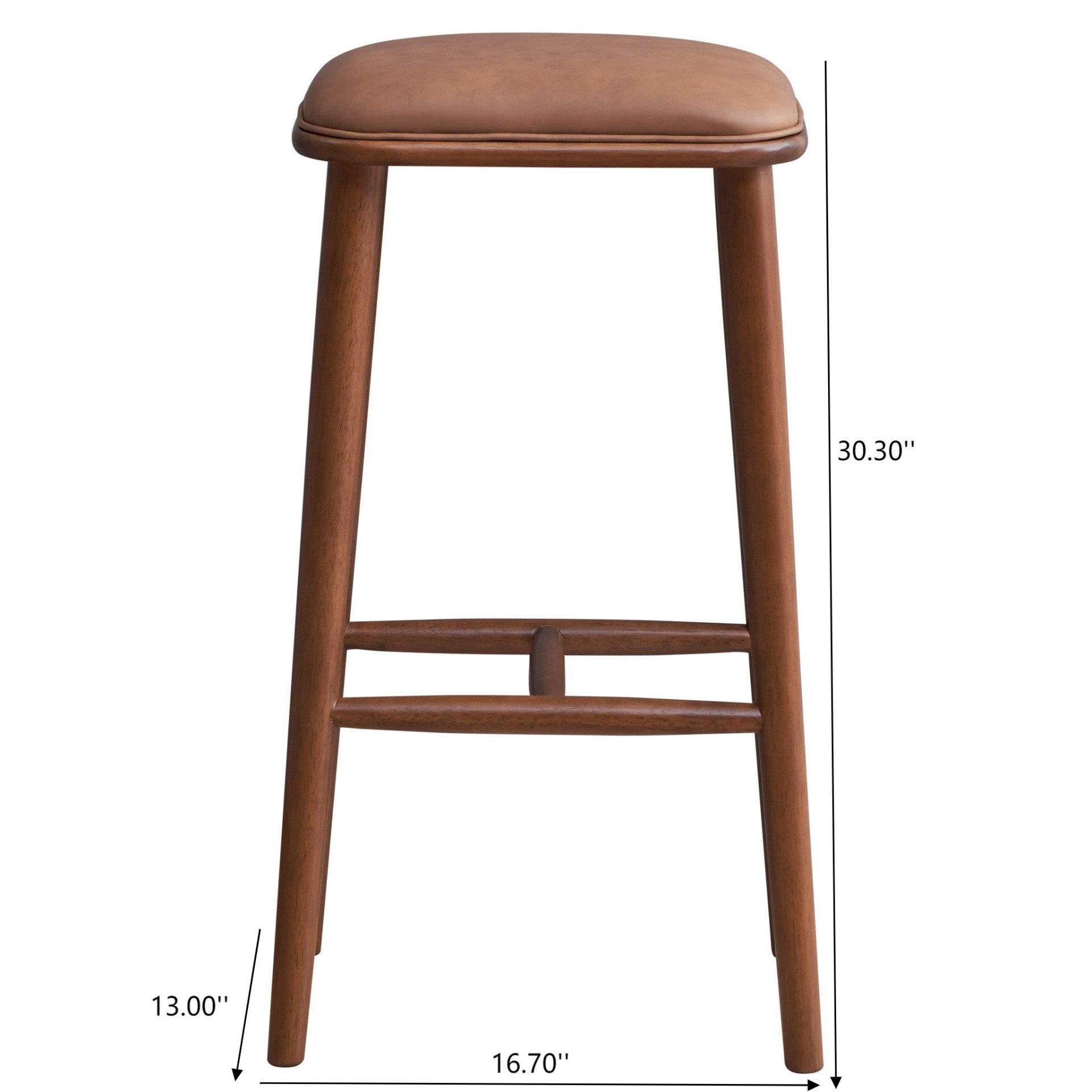 Jason - Bar Stool - Brown / Light Tan - Image 3