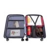 Expandable Hardshell Suitcase Double Spinner Wheels Pp Luggage Sets Lightweight Durable Suitcase With Tsa Lock, 3 Piece Set (20/24/28) - Black - Image 7