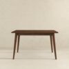 Levi - Modern Rectangular Dining Kitchen Table - Brown - Image 5