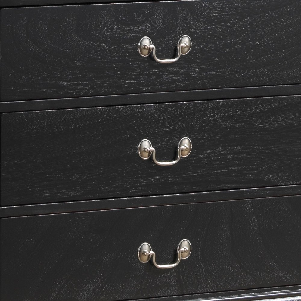 Charming Traditional Storage Chest - Black - Image 5