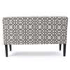 Contemporary Loveseat With Upholstered Fabric And Birch Wood Legs - Gray - Image 11