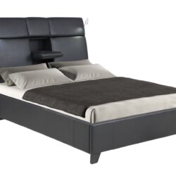 Queen Music Bed Touch Bluetooth Sound Beverage Tray - Black