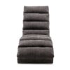 Ergonomic Linen Massage Chaise Lounge With Remote Control, Electric Massage Lounger With 5 Modes - Dark Gray - Image 16