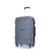 Hardshell Suitcase Spinner Wheels Pp Luggage Sets Lightweight Durable Suitcase With Tsa Lock, 3 Piece Set (20/24/28) - Gray - Image 4
