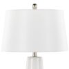 Penelope - Contemporary Table Lamp / White / Gold Body / White - Image 4