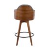 Ahoy - Mid-Century Counter Stool - Walnut / Gray - Image 4