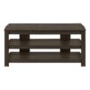 TV Stand, Console, Media Entertainment Center, Storage Shelves, Living Room, Bedroom, Contemporary, Modern - Oak - Image 5