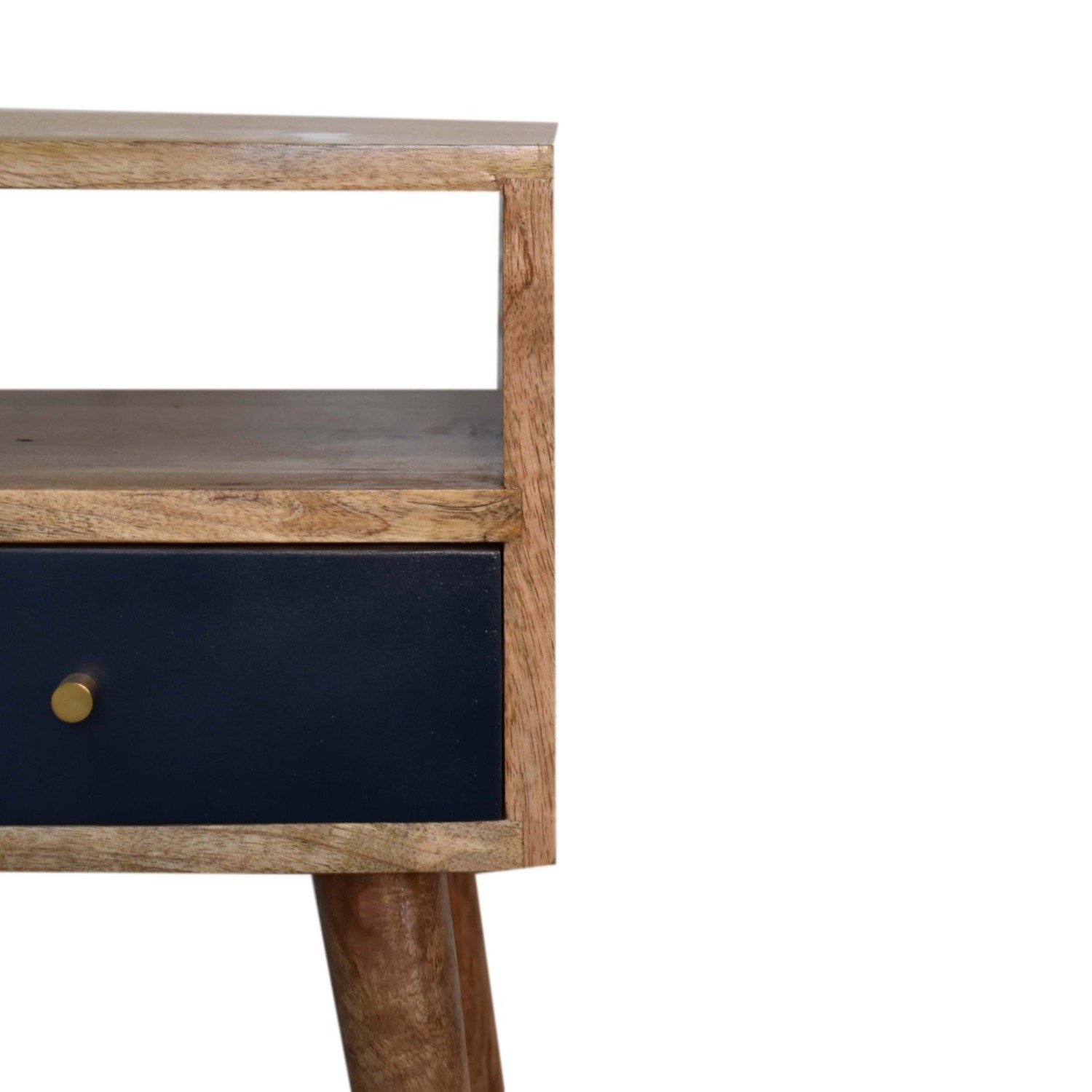 Mini Hand Painted Nightstand - Navy - Image 17