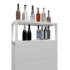 Bamboo Large Capacity Storage Cabinet With Shelves For Bathroom And Living Room - White - Image 7