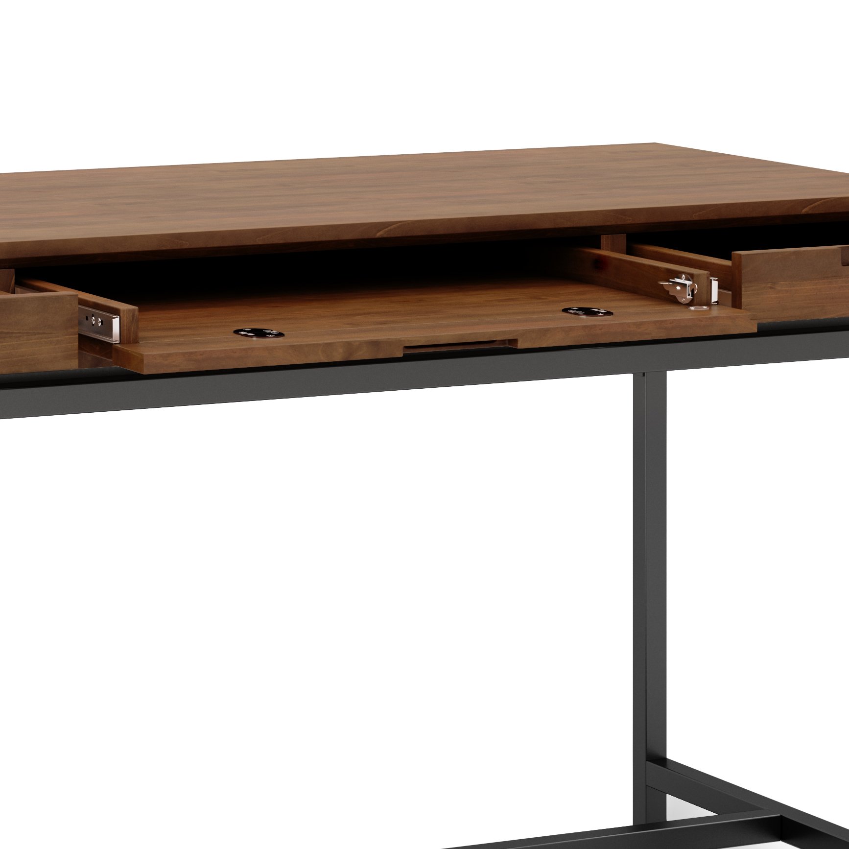 Banting - Mid Century Desk - Medium Saddle Brown - Image 4