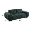 Ferrand - 2 Pieces Green Living Room Sofa & Loveseat Set - Green - Image 10