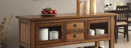 Kadri - Kitchen Cart - Distressed Chestnut - Image 2