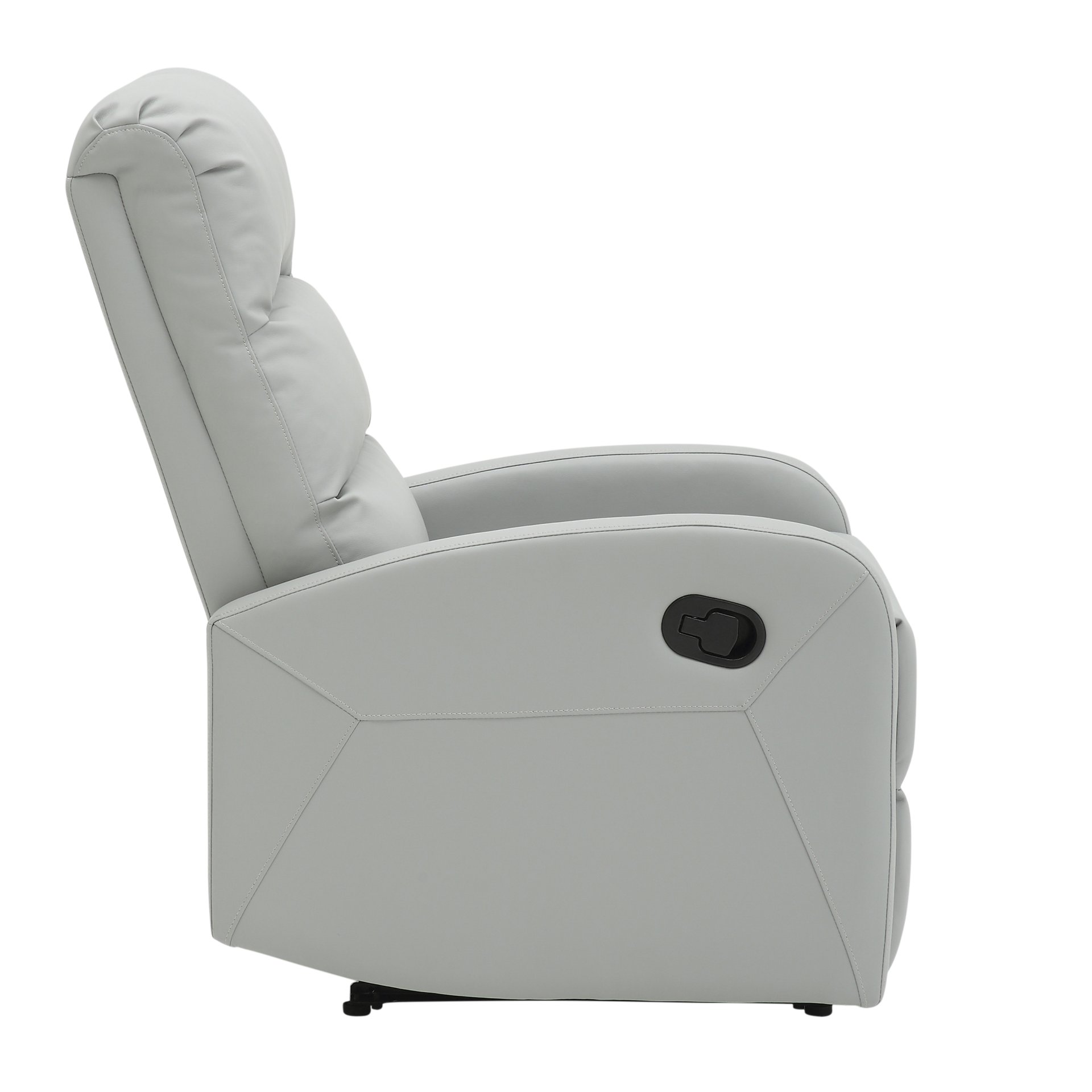 Dormi - Contemporary Recliner Chair - Light Gray - Image 2