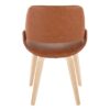 Fabrico - Mid-Century Modern Dining Chair (Set of 2) - Natural / Camel - Image 5