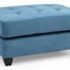 Stylish Aqua Ottoman For Any Room - Aqua Blue - Image 2