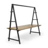 Huckleberry - Acacia Wood Outdoor Dining Table With Plant Hanger - Teak - Image 9