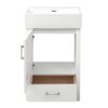 20.28" Bathroom Vanity With Sink & Storage - White - Image 13