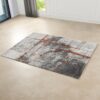 Quarry - 5.25' X 6.5' Abstract Area Rug - Gray / Orange - Image 7