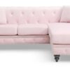 Nola - Sofa Chaise - Pink - Image 2