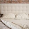 4 Piece California King Microplush And Bamboo Hypoallergenic Sheet Set - Cream - Image 3
