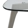 Modern Wooden Coffee Table With Storage Shelf - Gray - Image 9