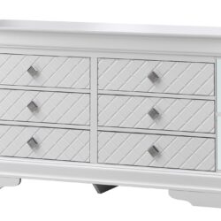 Verona - Stylish Dresser - Silver Champagne
