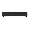 Modern TV Stand For TVs Up To 80", Entertainment Center With Glass Door, TV Storage Cabinet With Solid Wood Legs And Metal Handles For Living Room - Black - Image 13