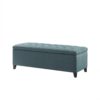 Tufted Top Soft Close Storage Bench - Blue - Image 4