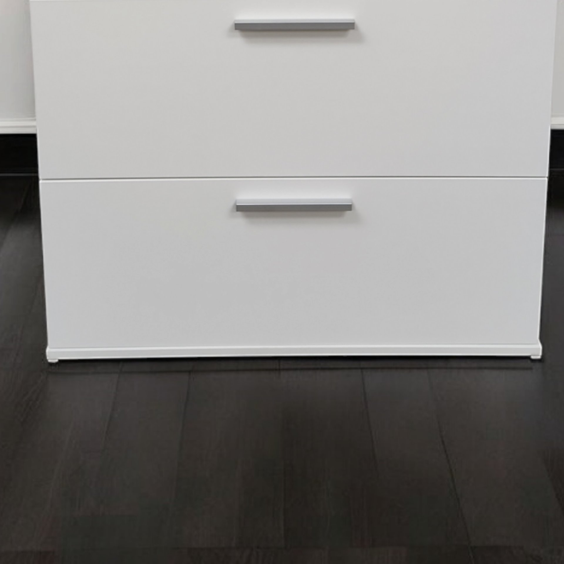 Morgan - 3 Drawer Modular Jumbo Chest In Wood Transformable Storage Solution - White - Image 9