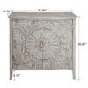 2 Door Cabinet, Suitable For Bedroom - Light Gray - Image 3