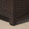 Puerta - Loveseat Outdoor Seating With Water Resistant Cushions - Dark Brown - Image 6