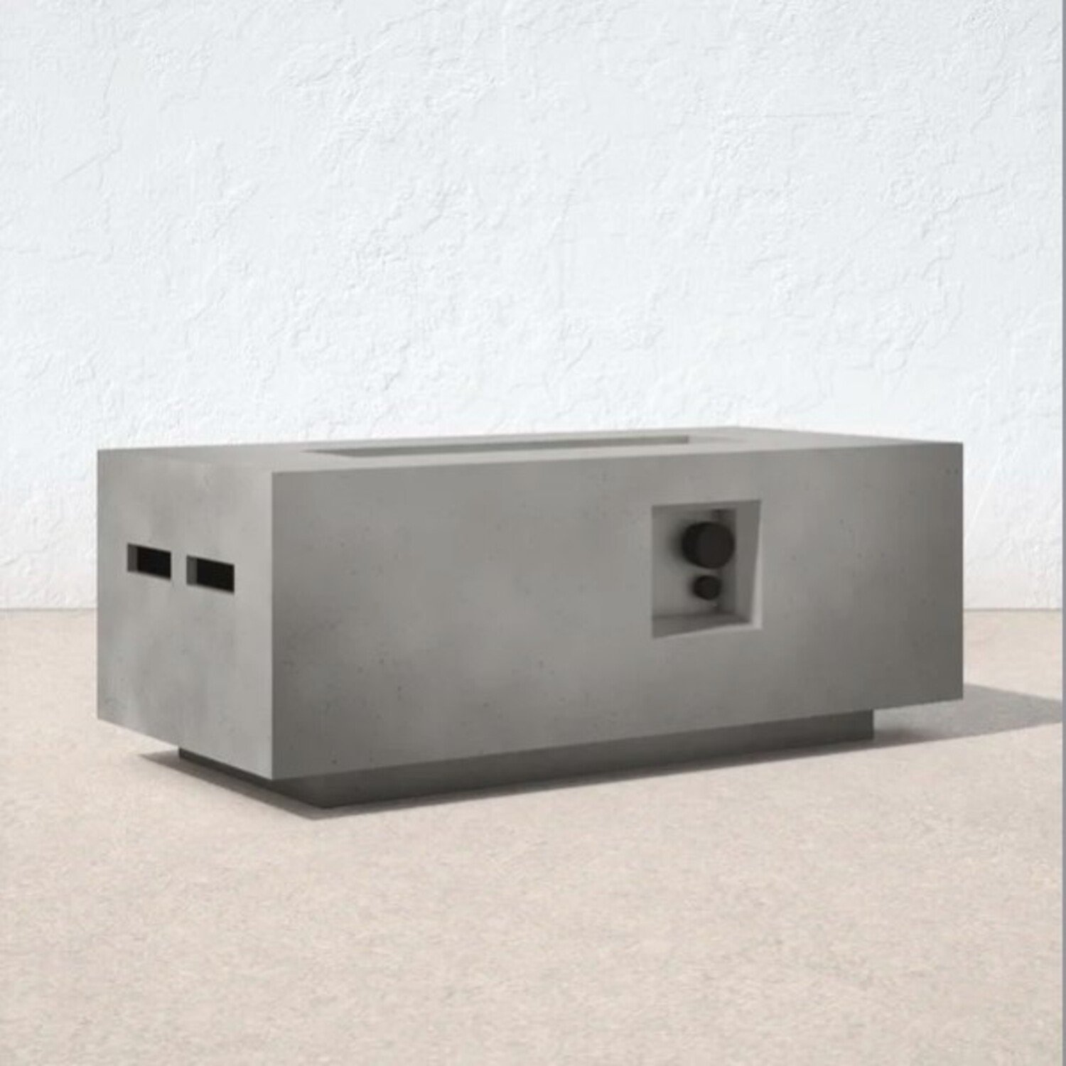 Propane Outdoor Durable Fire Pit Table - Gray - Image 4