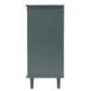 3 Door 3 Drawer Cabinet, American Furniture, Suitable For Bedroom, Living Room, Study - Dark Green - Image 12